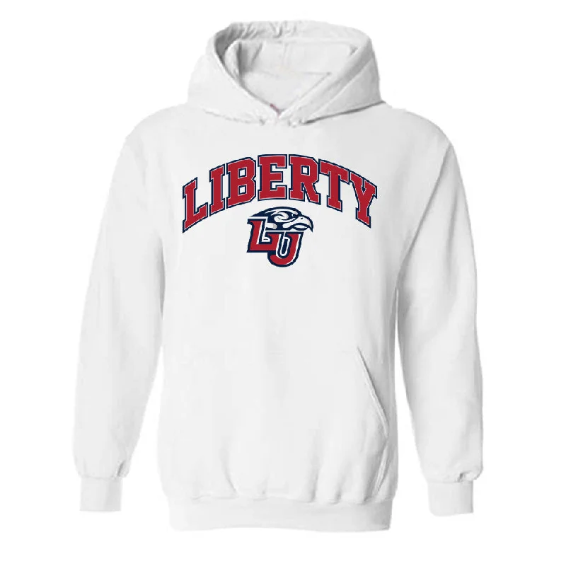 Liberty - NCAA Women's Track & Field : Mia Bowers - Hooded Sweatshirt Hoodie with Elastic Waist Stretchable Comfortable