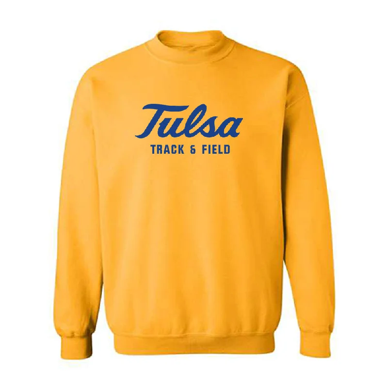 Tulsa - NCAA Women's Track & Field : Anastasia Small - Classic Shersey Crewneck Sweatshirt Hoodie with High-Low Hem Asymmetrical Trendy