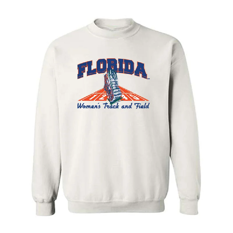Florida - NCAA Women's Track & Field : Gracelyn Leiseth - Crewneck Sweatshirt Hoodie with Ribbed Hem Stretchable Secure