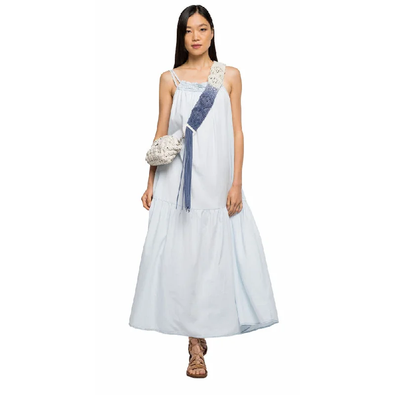 Replay Women's Denim Long Dress Tunics Recommended stylist