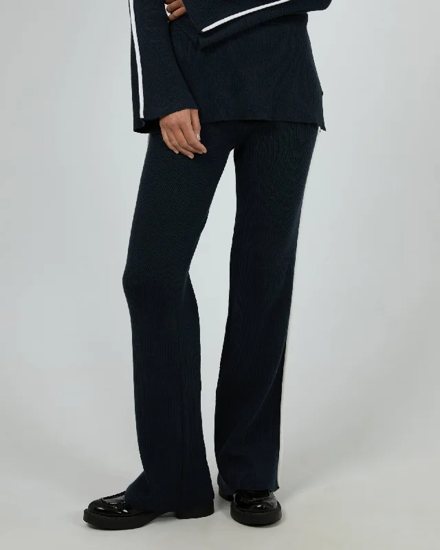 Highland Knit Pant Navy Fashionable Track Pants