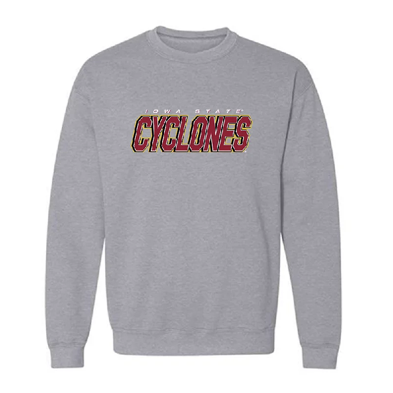 Iowa State - NCAA Women's Track & Field : Brooke Naughton - Classic Shersey Crewneck Sweatshirt Hoodie with Hem Drawcord Adjustable Customizable