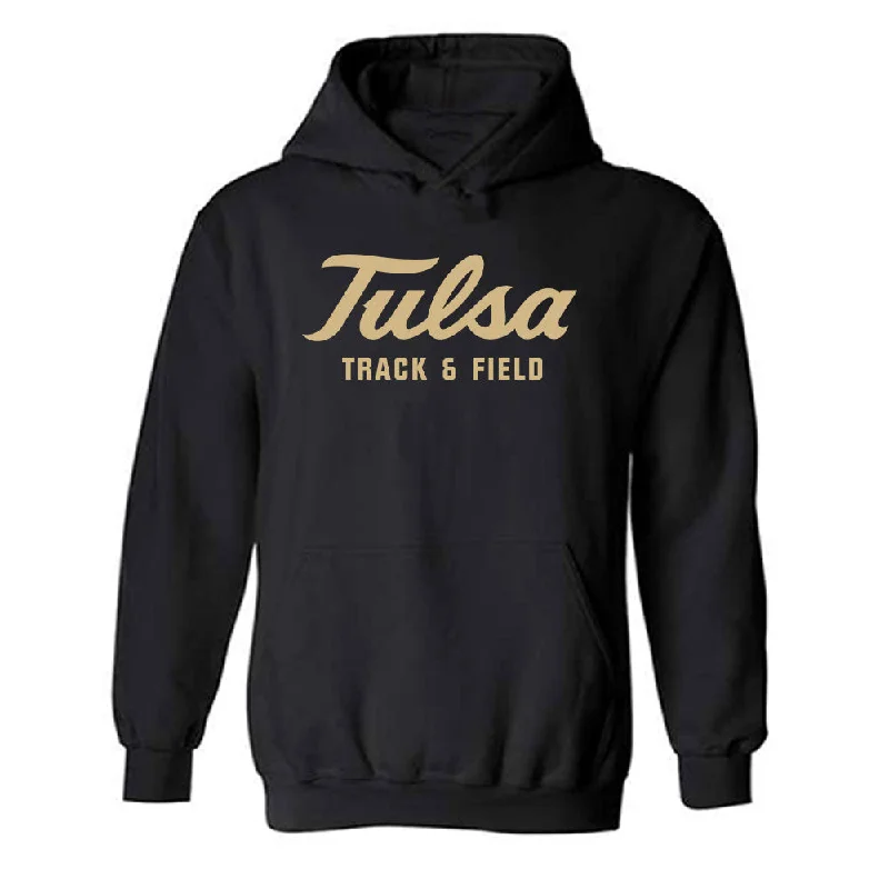 Tulsa - NCAA Women's Track & Field : Anastasia Small - Classic Shersey Hooded Sweatshirt Hoodie with Full-Zip Functional Layering