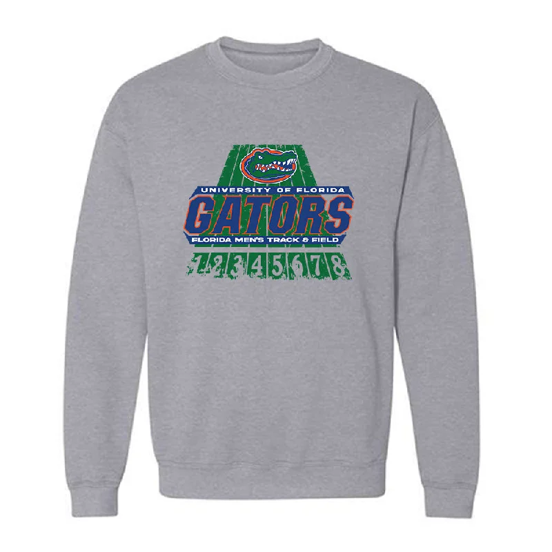 Florida - NCAA Women's Track & Field : Alyssa Banales - Crewneck Sweatshirt Hoodie Crop Top Short Trendy