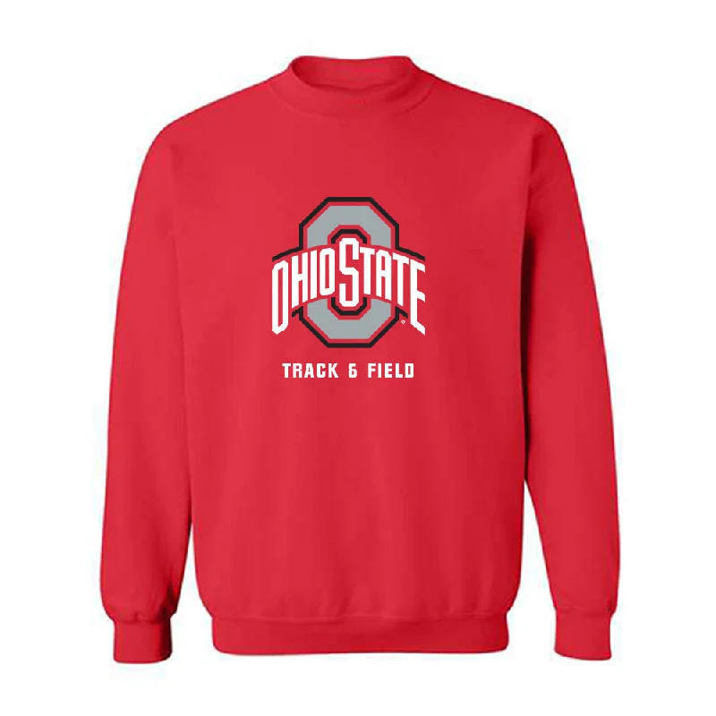 Ohio State - NCAA Women's Track & Field : zamesha Myle - Crewneck Sweatshirt Hoodie with Longline Fit Extended Stylish