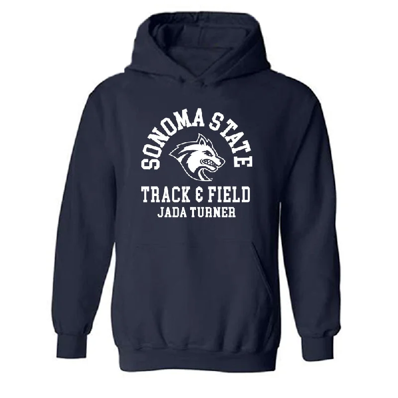 SSU - NCAA Women's Track & Field : Jada Turner - Hooded Sweatshirt Hoodie with Lining Warm Insulated