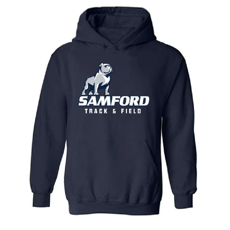 Samford - NCAA Women's Track & Field : Rashni Walker - Classic Shersey Hooded Sweatshirt Hoodie with Lace Feminine Delicate