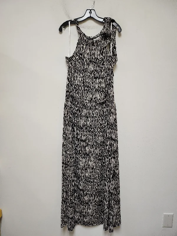 Dress Casual Maxi By Inc In Animal Print, Size: Xl empire Waist empire
