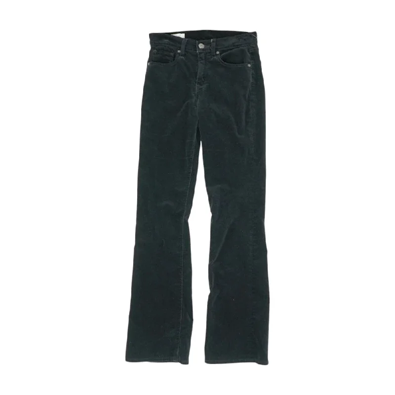 Black Solid Chino Pants Formal Slim Pants