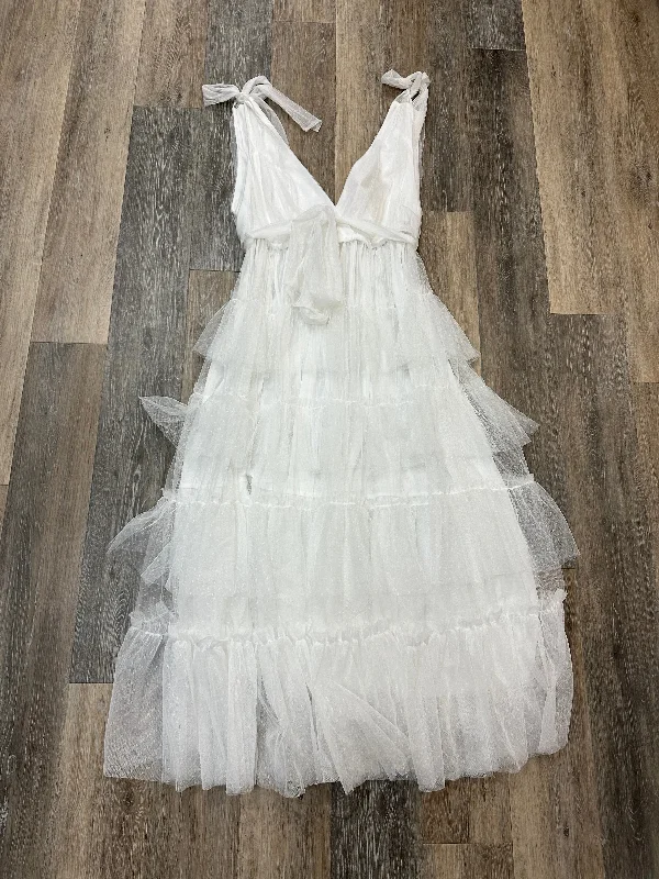 Dress Casual Maxi By Arula In White, Size: Xl Tunics Canvas sturdy
