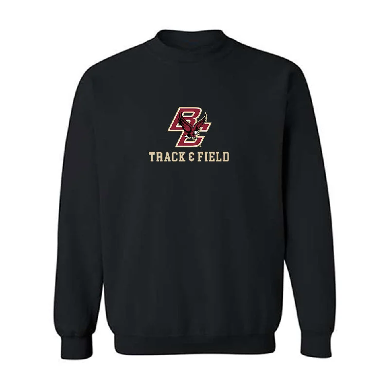 Boston College - NCAA Women's Track & Field : Avana Zenner - Classic Shersey Crewneck Sweatshirt Hoodie with Elastic Waist Stretchable Comfortable