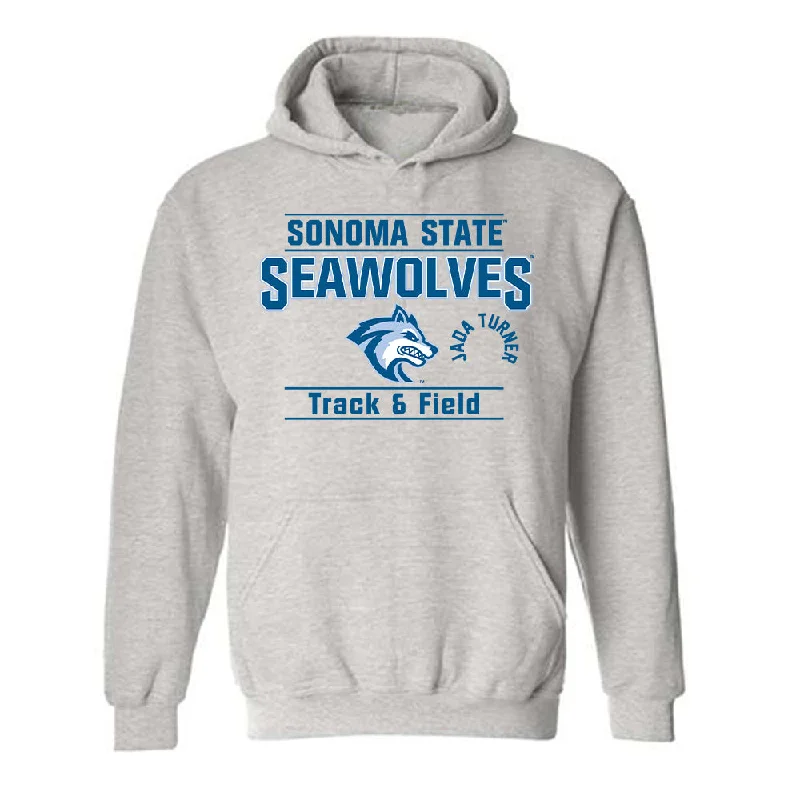 SSU - NCAA Women's Track & Field : Jada Turner - Hooded Sweatshirt Hoodie with Drawcord Adjustable Secure