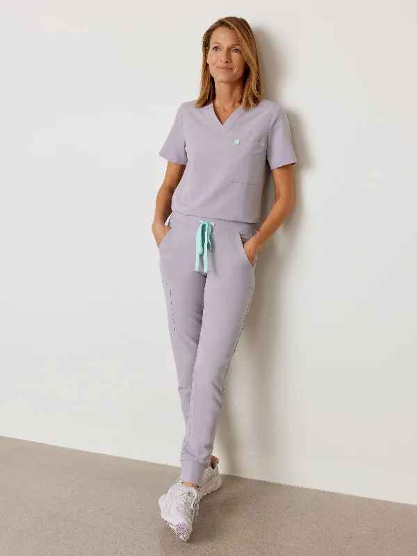 DEMI RE-GARDE™ - PEARL - Jogger Scrub Pants - SILVADUR™ Classic Stretch Pants