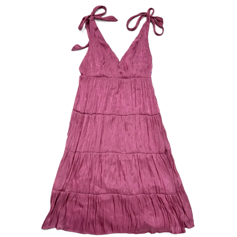 Dress Party Midi By Lulus In Pink, Size: Xl Tunics Timeless classic