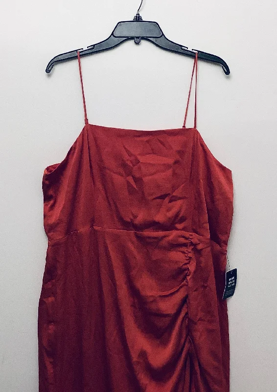 Dress Party Midi By Express In Pink, Size: Xl Tunics Sale discount