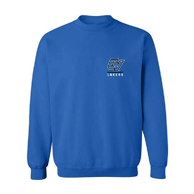 Grand Valley - NCAA Women's Track & Field : Destini Dorkins - Crewneck Sweatshirt Hoodie with Raglan Sleeves Sporty Comfortable