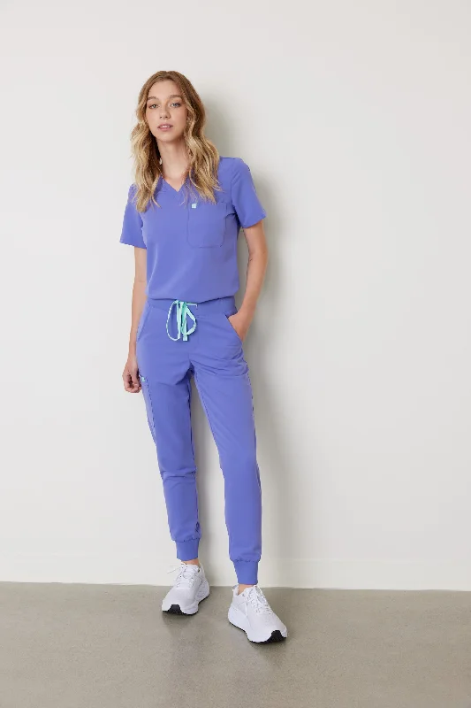 DEMI RE-GARDE™ - IRIS - Jogger Scrub Pants - SILVADUR™ Soft Wool Pants