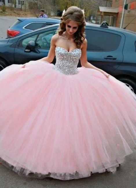 Pink Beaded Quinceanera Dress, Ball Gown, Sweet 16 Dresses, Prom Dress, Graduation Party Dresses ,DS4474 Tunics Recommended stylist