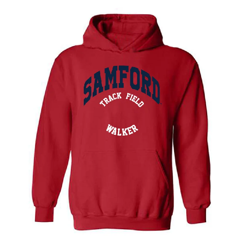 Samford - NCAA Women's Track & Field : Rashni Walker - Classic Fashion Shersey Hooded Sweatshirt Hoodie with Pocket Utility Practical