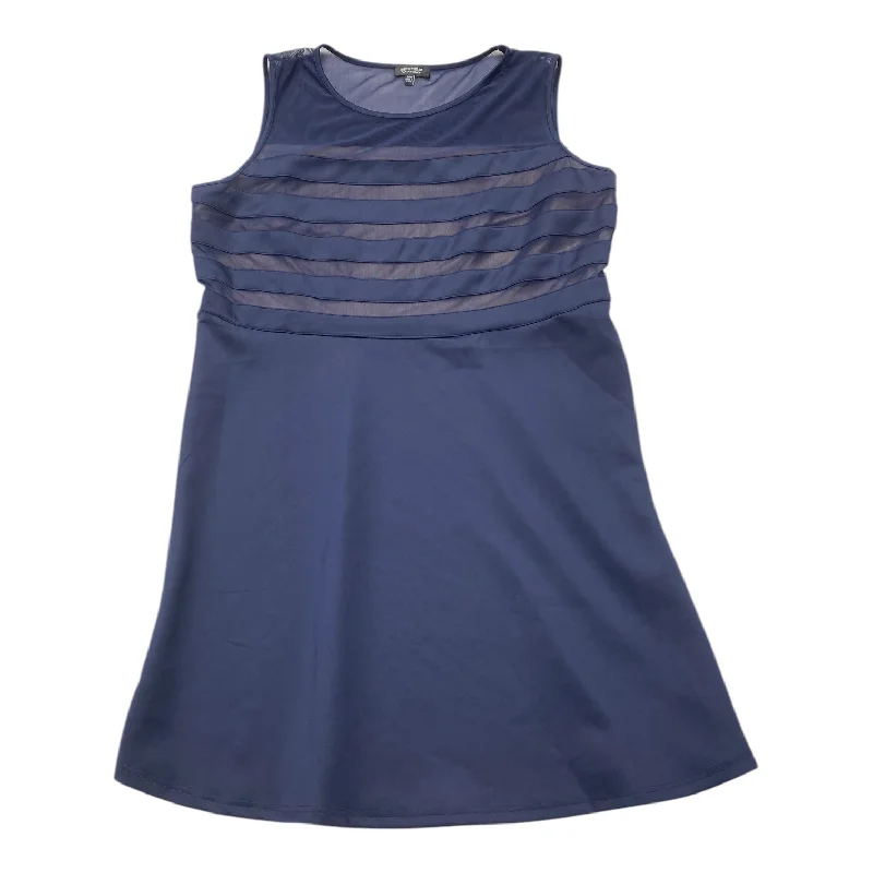 Dress Casual Midi By Spense In Navy, Size: 2x Tunics Chinos classic