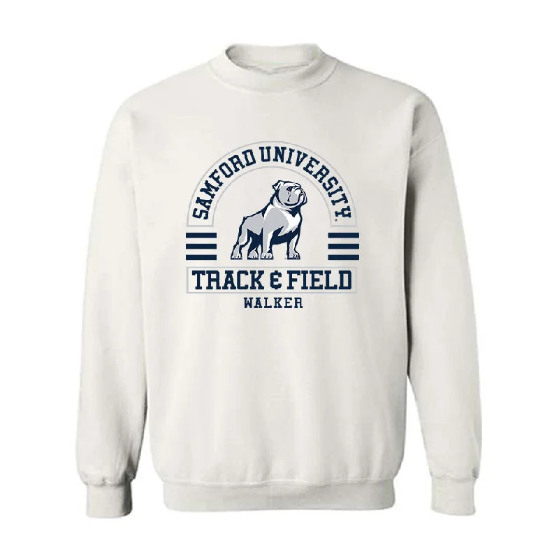 Samford - NCAA Women's Track & Field : Rashni Walker - Classic Fashion Shersey Crewneck Sweatshirt Hoodie with Thumb Holes Functional Cozy