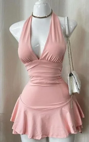 elegant simple short party dress homecoming evening dress      cg25311 Tunics Business professional