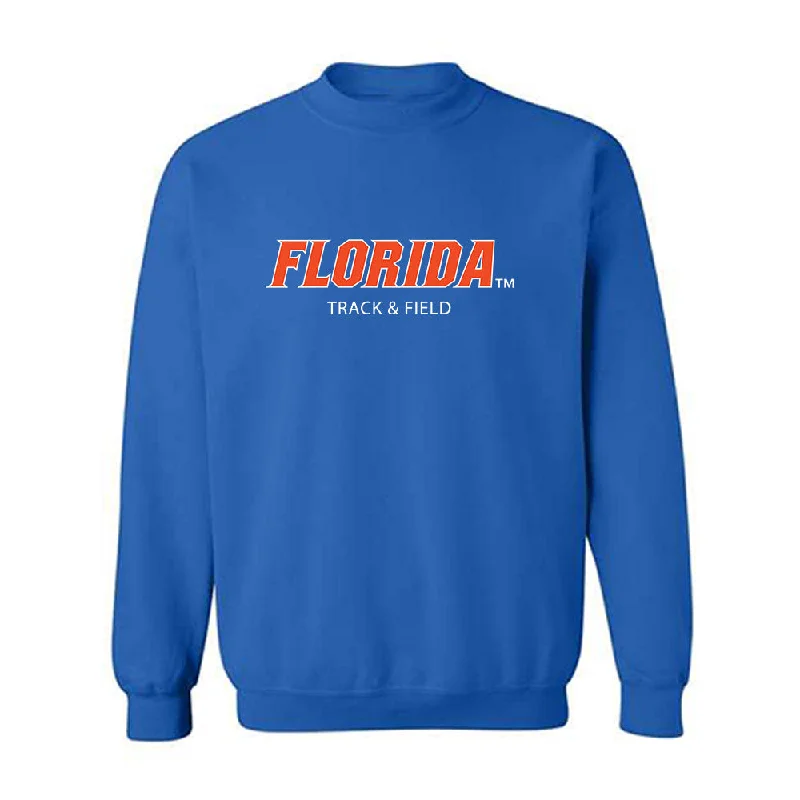 Florida - NCAA Women's Track & Field : Alyssa Banales - Crewneck Sweatshirt Hoodie with Tied Waist Feminine Flattering