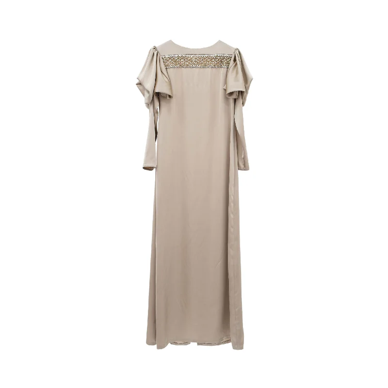 Velvety Couture Women's Long Dress Tunics Modern contemporary