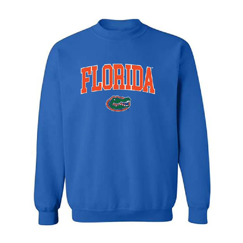 Florida - NCAA Women's Track & Field : Caroline Bauer - Crewneck Sweatshirt Hoodie with Drawstring Waist Adjustable Fitted