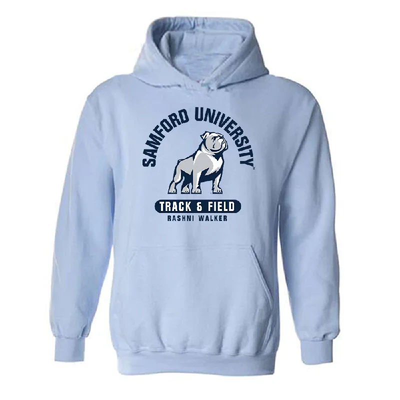 Samford - NCAA Women's Track & Field : Rashni Walker - Classic Fashion Shersey Hooded Sweatshirt Hoodie with Fur Luxurious Winter