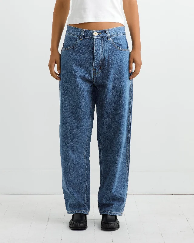 California Wide Pant in Cowboy Blue Stylish Harem Pants