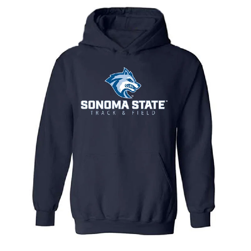 SSU - NCAA Women's Track & Field : Katie Snedden - Hooded Sweatshirt Hoodie with Pocket Utility Practical