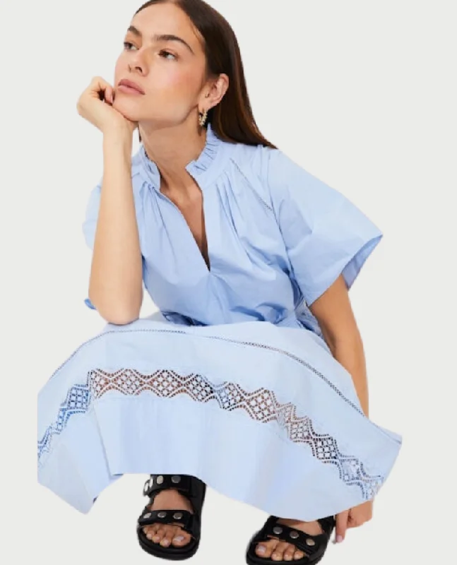 Suncoo Clea Blue Sky Dress Tunics Sophisticated sleek