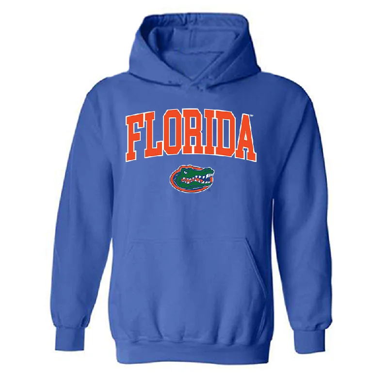Florida - NCAA Women's Track & Field : Caroline Bauer - Hooded Sweatshirt Hoodie with Elastic Waist Stretchable Comfortable
