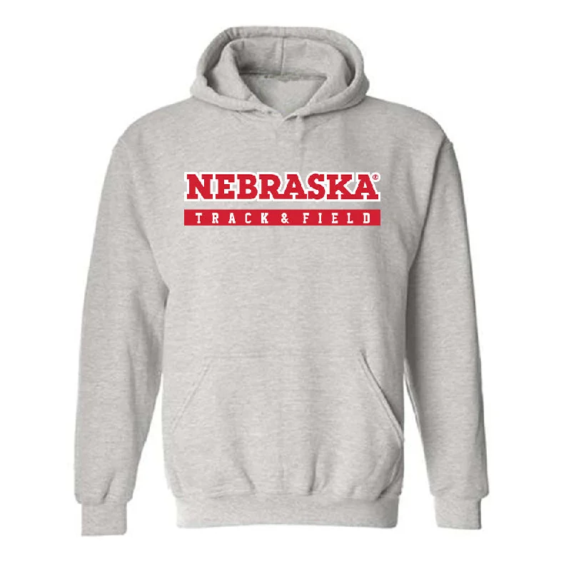Nebraska - NCAA Women's Track & Field : Quincy Hubert - Classic Shersey Hooded Sweatshirt Hoodie with Hem Detail Decorative Unique
