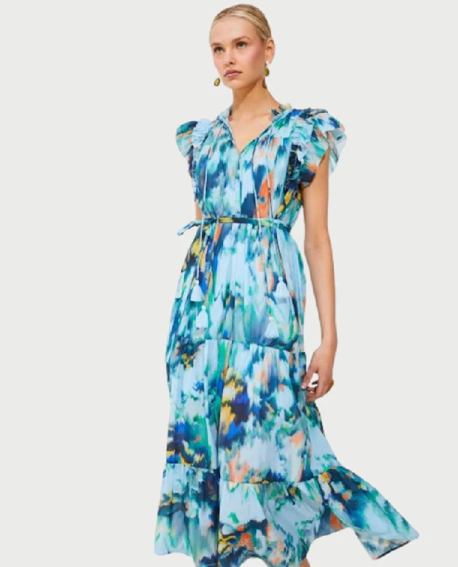 Suncoo Calipso Turquoise Dress Tunics Luxurious premium