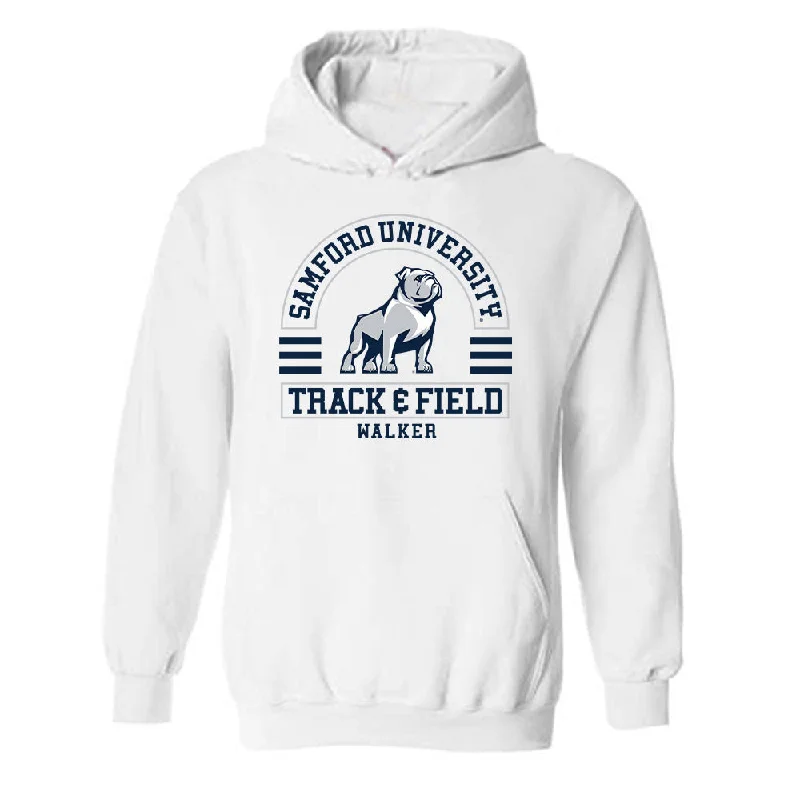 Samford - NCAA Women's Track & Field : Rashni Walker - Classic Fashion Shersey Hooded Sweatshirt Hoodie with Sequins Glamorous Eye-catching
