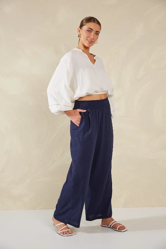 Haven - Sardinia Pant - Riviera Stylish Paperbag Waist Pants