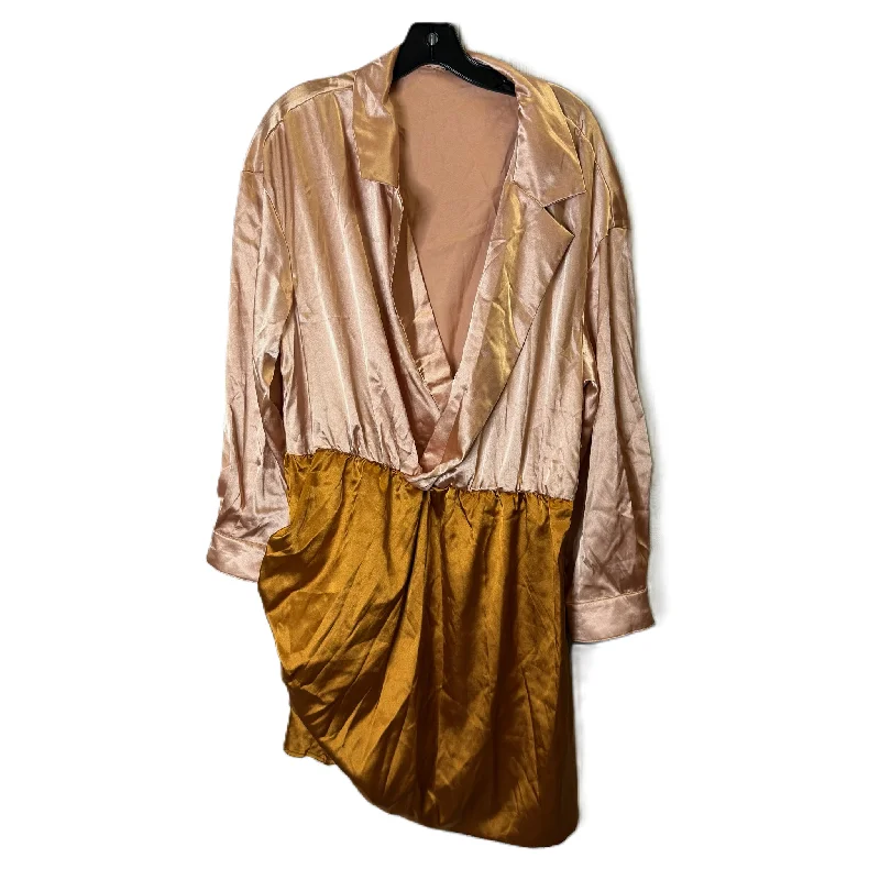 Dress Party Short By Shein In Gold, Size: 3x Tunics Top rated