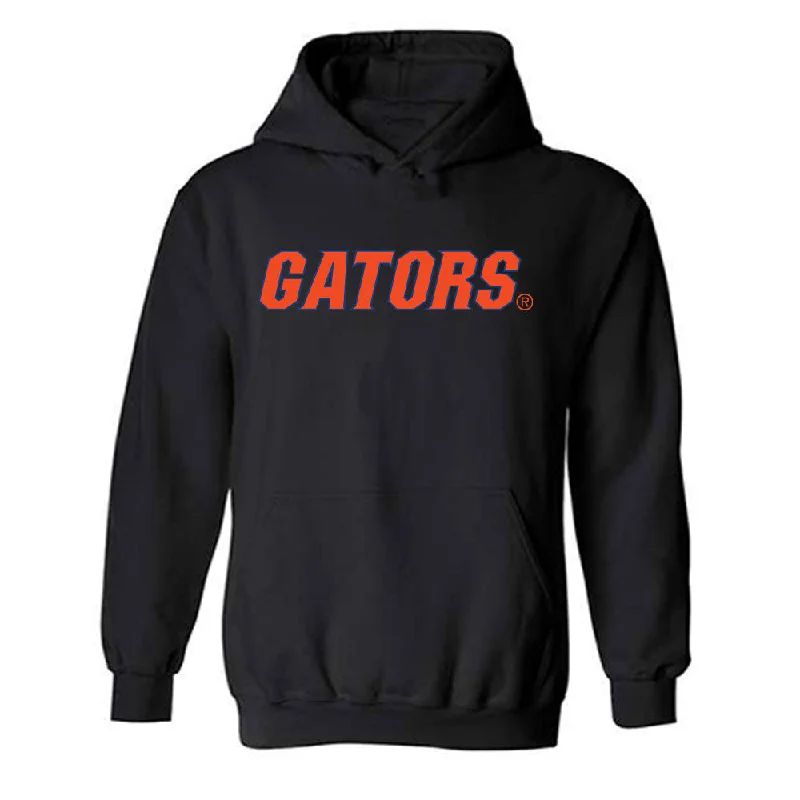 Florida - NCAA Women's Track & Field : Caroline Bauer - Hooded Sweatshirt Hoodie with Hem Patch Decorative Personalized