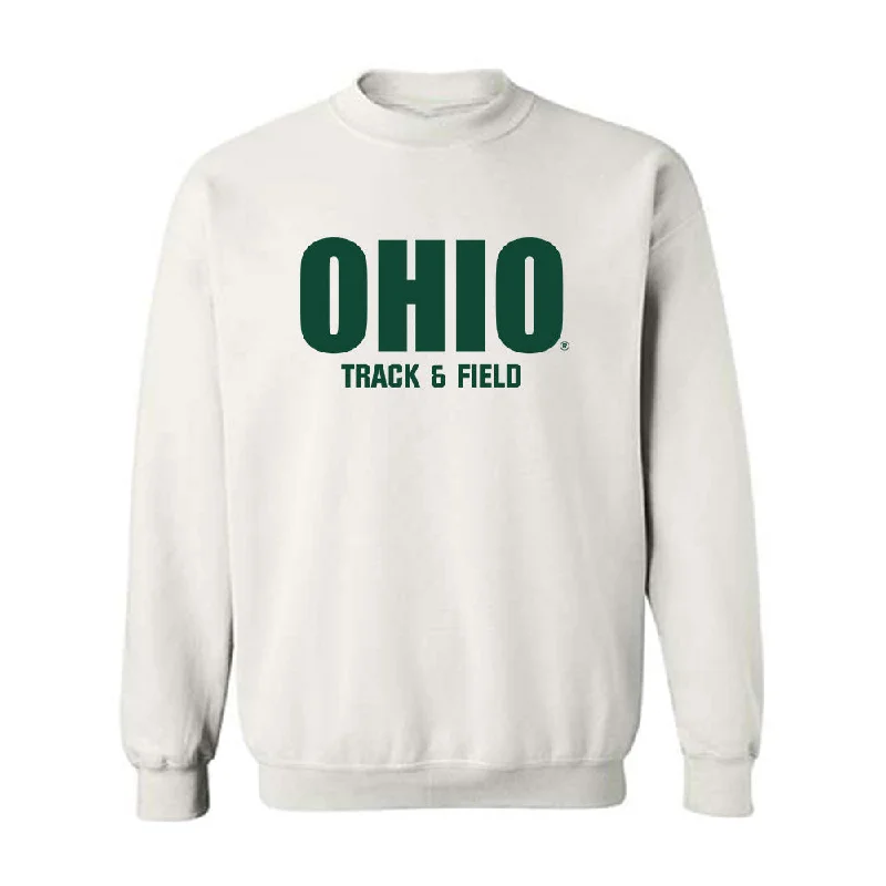 Ohio - NCAA Women's Track & Field : Taja Booker - Sports Shersey Crewneck Sweatshirt Hoodie with Cuffed Sleeves Snug Secure