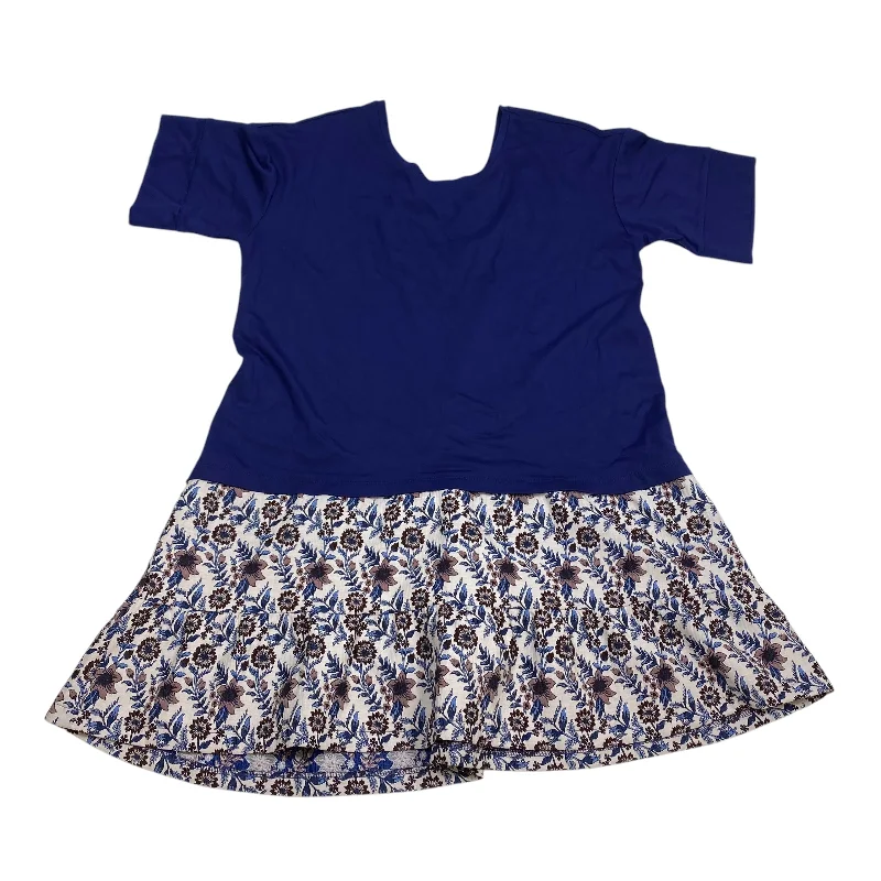 Dress Casual Midi By Anthropologie In Blue, Size: Xl Tunics Luxurious high-end