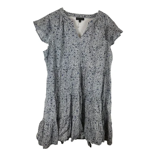 Dress Casual Short By Lane Bryant In Blue, Size: 1x Tunics Prom sequined