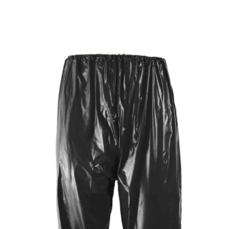 Fitness Sauna Suit Exercise Gym Home Sweat Suit Hoodie Pants Black XL Comfortable Fleece Pants