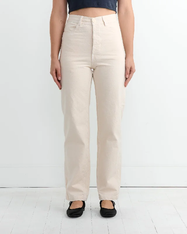 Handy Pant in Natural Warm Wool Trousers