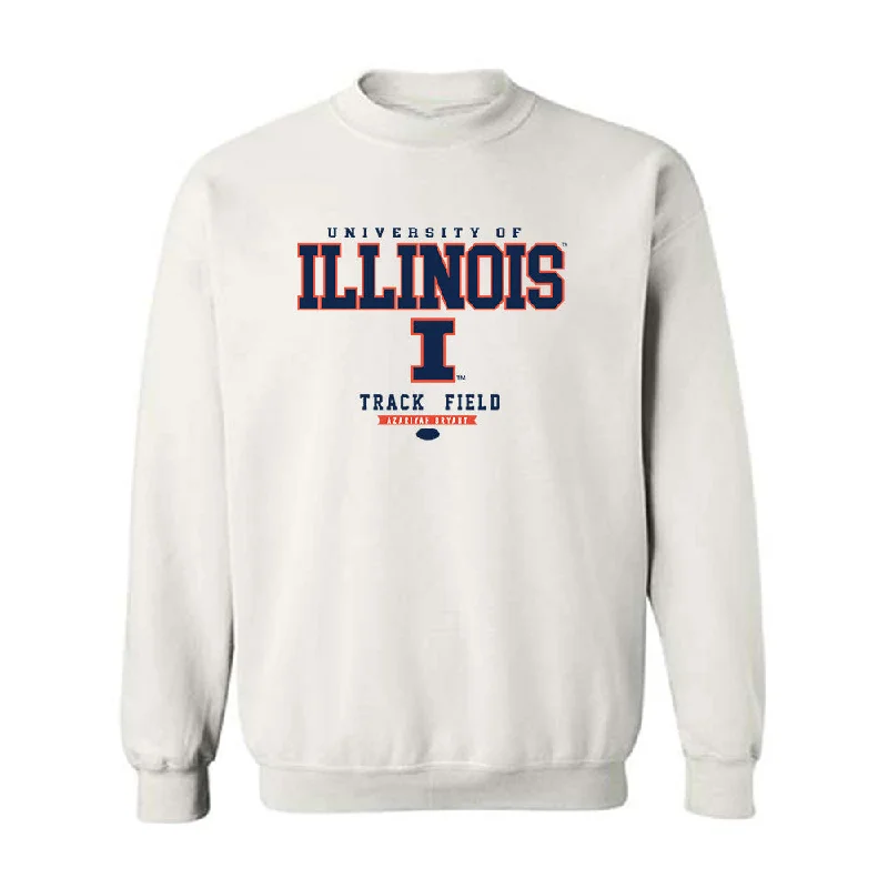 Illinois - NCAA Women's Track & Field (Outdoor) : Azariyah Bryant - Classic Fashion Shersey Crewneck Sweatshirt Hoodie with Rolled Sleeves Casual Relaxed