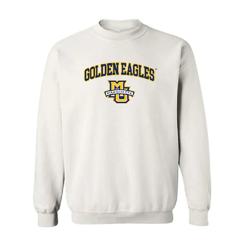 Marquette - NCAA Women's Track & Field : Vanessa Henderson - Generic Shersey Crewneck Sweatshirt Hoodie with Stripes Bold Sporty