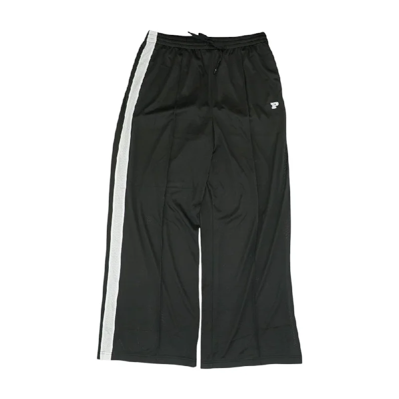 Black Solid Active Pants Formal Dress Pants