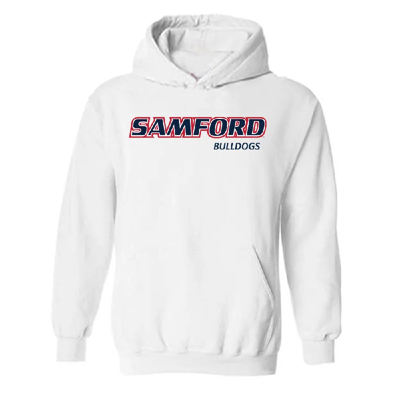 Samford - NCAA Women's Track & Field : Rashni Walker - Hooded Sweatshirt Hoodie with Logo Branding Identity