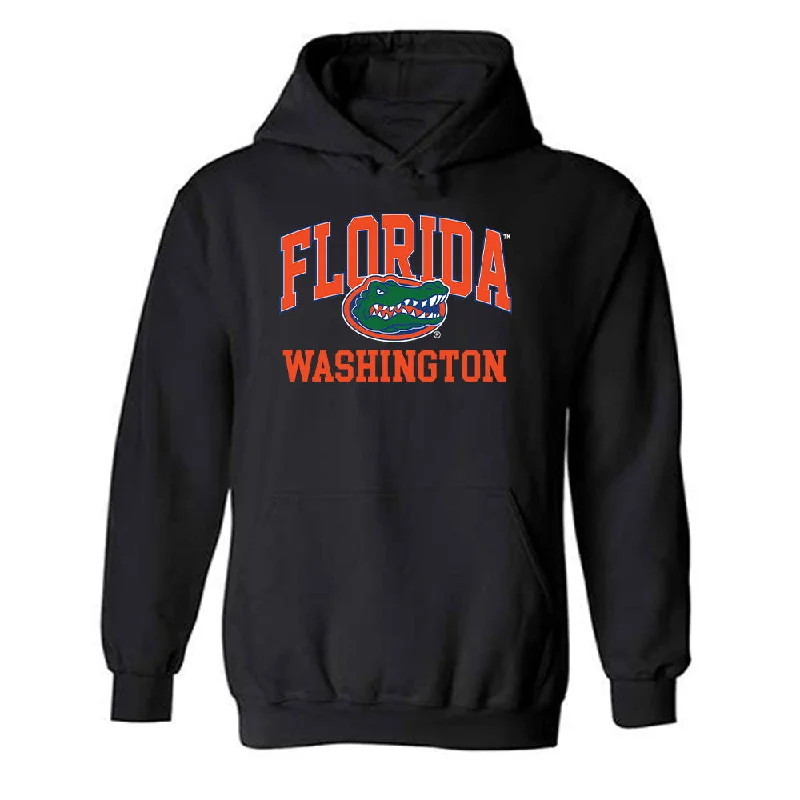 Florida - NCAA Women's Track & Field : Imani Washington - Classic Fashion Shersey Hooded Sweatshirt Hoodie with Bell Sleeves Flared Feminine